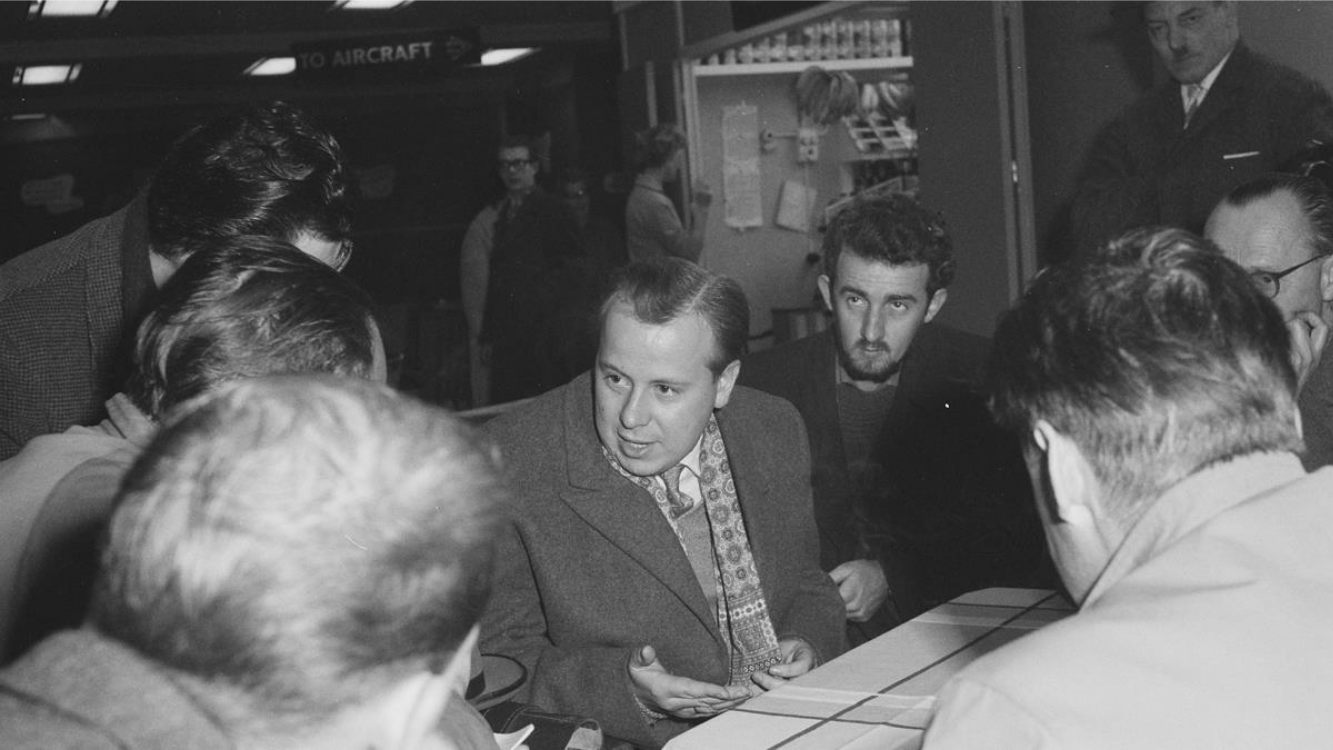 Folke Rogard, President of FIDE the lawyer who organised chess in the